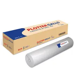 SCP - Rollo papel plotter gallo 90g - 36"- x 45 mts