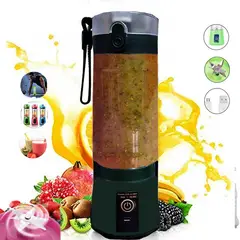 GENERICO - Licuadora portátil 6 aspas color ROSA