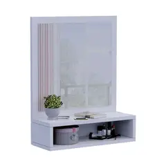 MOVENDA - Tocador Empotrable Ambar con Espejo Blanco