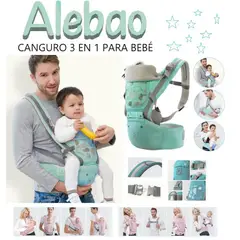 GENERICO - Canguro para bebé ergonómico ballena 3 en 1 cl