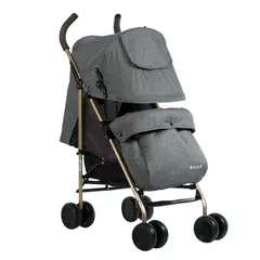EBABY - Coche bastón travis con Cobertor de Pie 214-3 gris