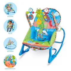 GENERICO - Silla mecedora vibradora musical verde