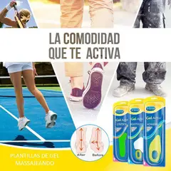 GENERICO - Plantilla de descanso con tecnologia activ gel 36 al 40