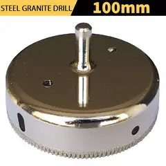 GENERICO - Broca Diamantado Serrucho 100mm Perforar Granito Mayolica Porcelanato