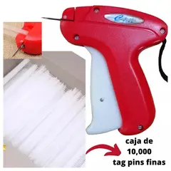 GENERICO - Pistola Etiquetadora Con Aguja Fina 10000 Precintos Kit