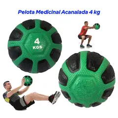 HOLGU - Pelota Medicinal Acanalada 4 kg