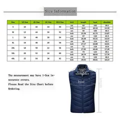 VATYERTY - Chaleco sin mangas para hombre - Invierno