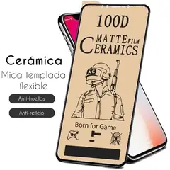 GENERICO - Mica Film Cerámica Mate para iPhone 12 Pro Max Pegamento Completo