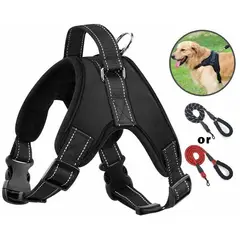 VATYERTY - Pechera arnés ajustable cómodo con correa para perro gato-nergo