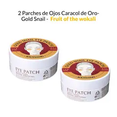 WOKALI - 2 Parches de Ojos Caracol de Oro- Gold Snail