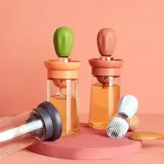 INSPIRATION - Botella dispensador de aceite con cepillo de silicona para cocina