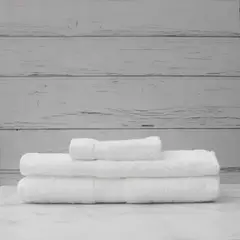 SUIT THE BED - Pack de 3 toallas de 100% Algodón Bellota - Blanco