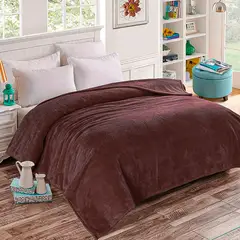 CASATEX - Manta Peluchón 2 plazas - CAFE