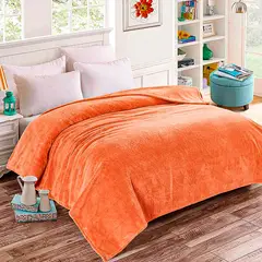CASATEX - Manta Peluchón 2 plazas - NARANJA