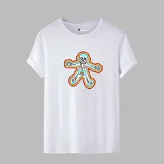 YANSUS - Polo Hombre Blanco Estampado