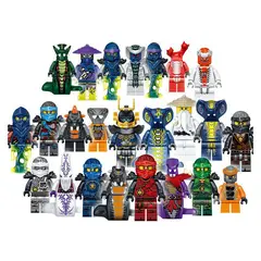 GENERICO - Juego 24 figuras ninjago modelos
