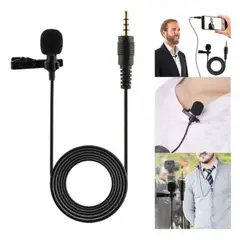 GENERICO - Micrófono Solapero Lavalier Perchero android Jack 35mm