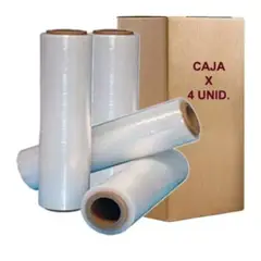 GENERICO - Strecth Film 12 Pulg. Film Para Embalaje Fil Caja X 4 Conos