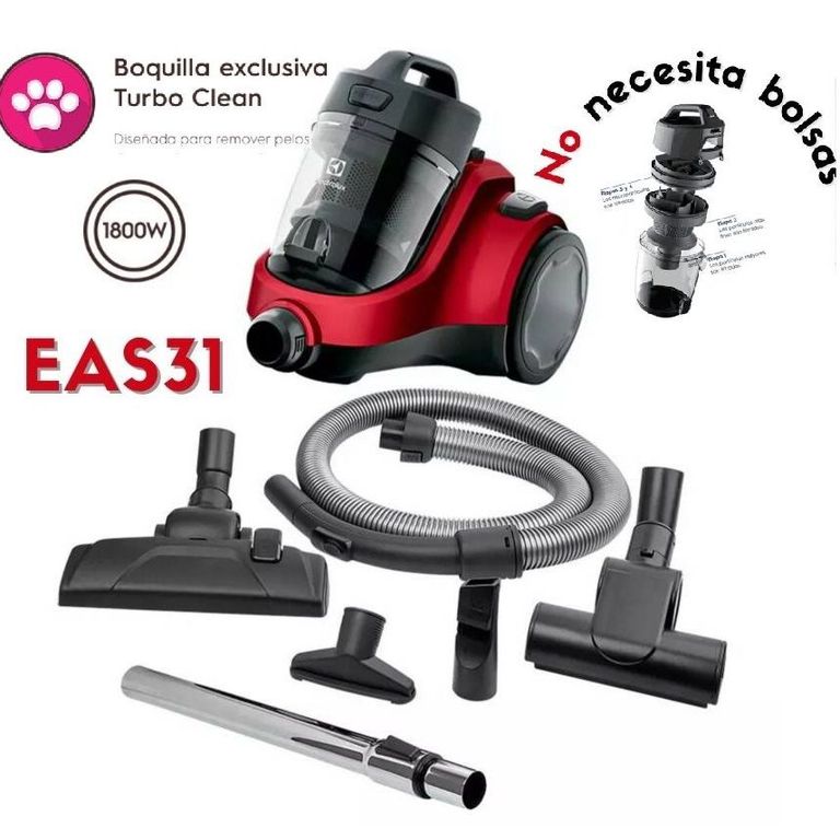 Aspiradora eas31 de tanque 18000w