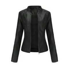 GENERICO - Chaqueta de PU para mujer