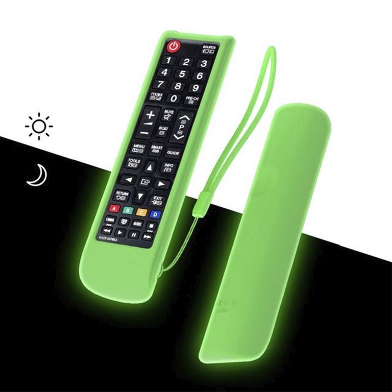 Funda De Silicona Para control Samsung Smart-Verde