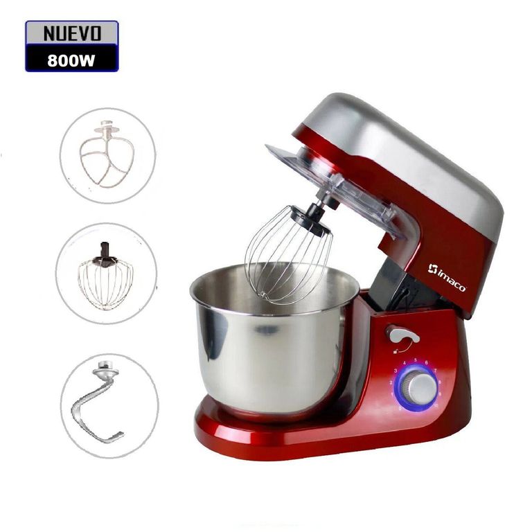 Batidora pedestal SM800P Rojo 800W