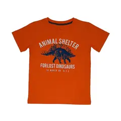 FODAGO - Polo para niño Manga Corta - Naranja
