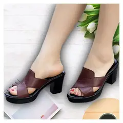 BLWOENS - Sandalias Con Tacón Grueso Y Diseño Cruzado Para Mujer