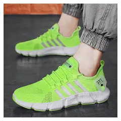 BLWOENS - Zapatos hombre casuales zapatillas -verde_.