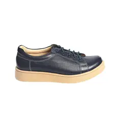ESTODAS - Zapatilla de Cuero para Mujer Sneaker 2C Azul Minifloater