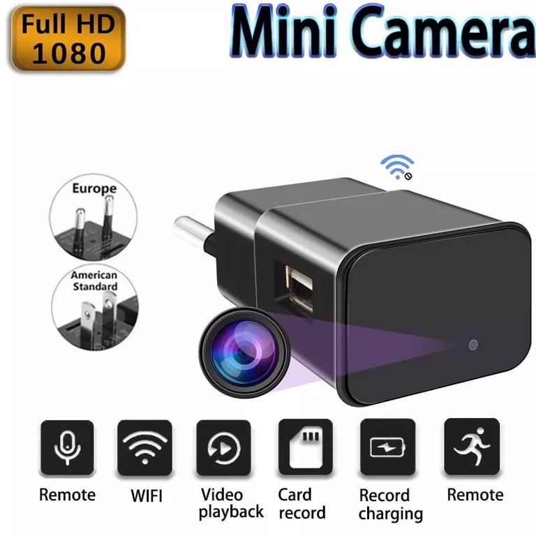 Cargador De Telefono Espia Wi Fi- Full Hd Dual