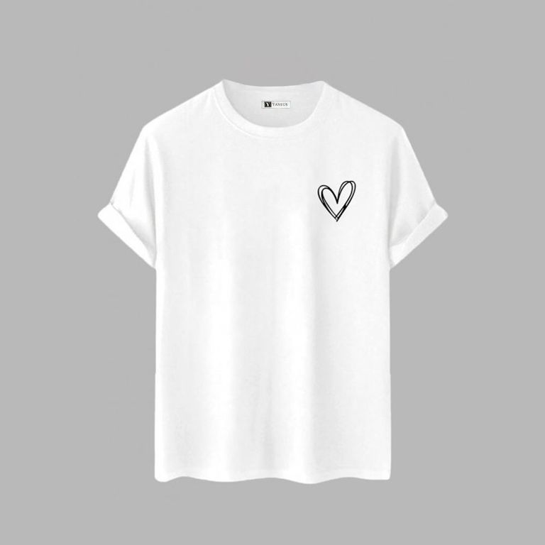 Polo Hombre Blanco Corazon