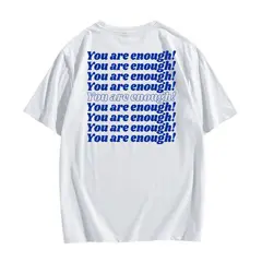 YANSUS - Polo Hombre Blanco You Are Enough