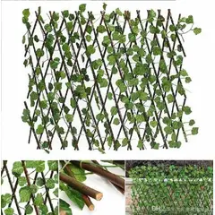 OTTOWARE - Rejilla Decorativa con Hojas Artificiales