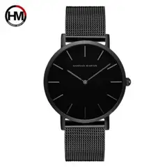 HANNAH MARTIN - Reloj Acero Negro HAN-6