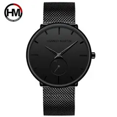 HANNAH MARTIN - Reloj Acero Negro HAN-5