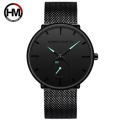 HANNAH MARTIN - Reloj Acero Negro HAN-2
