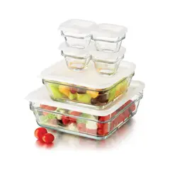 LIBBEY - Juego Recipientes Saven Store 12 Piezas