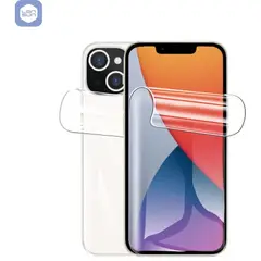 LENSUN - Mica Hidrogel para iPhone 13 Ambos Lados - Transparente