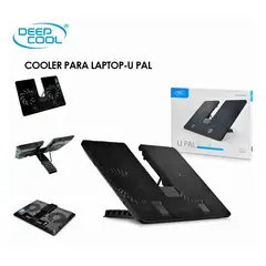 DEEPCOOL - COOLER PARA LAPTOP DE HASTA 15.6" CON 6 NIVELES DE INCLINACION UPAL