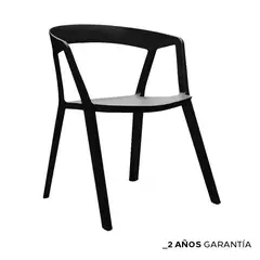 ZIYAZ - Silla De Comedor Alice Negro