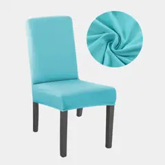 SALA FABULOSA - Funda protectora de silla Lycra Set 8 pzs Sky blue
