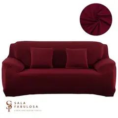SALA FABULOSA - Funda protectora de mueble Lycra Set 3-2-1 pzs Soft wine