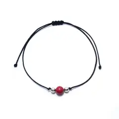 ESPIRAL ROJO - Pulsera Howlita Roja - Suaviza y Calma la Energía