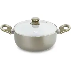 OSTER - Olla OS-20037-C 4.7 litros con Tapa de Vidrio Champagne