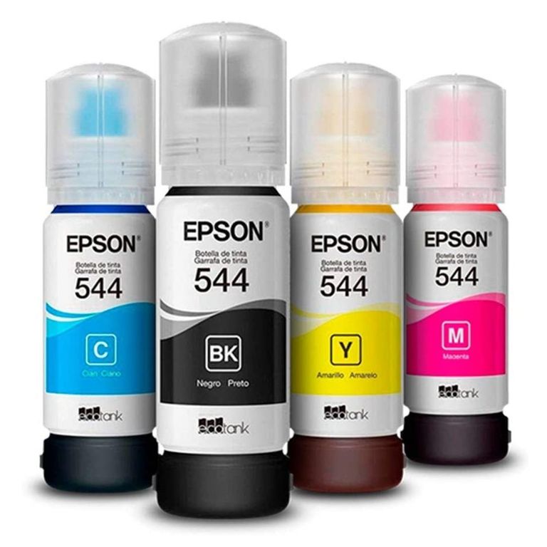 JUEGO DE BOTELLAS DE TINTA T544 ORIGINAL