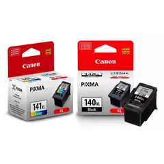 CANON - KIT DE CARTUCHO DE TINTA PG-140XL CL-141XL ORIGINAL