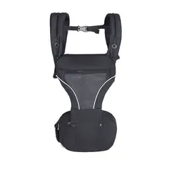 AIMAMA - Portabebe Negro con asiento para bebes