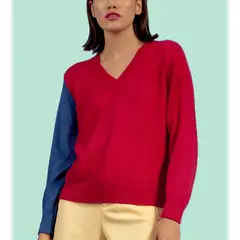 GENERICO - Chompa Baby Alpaca Roja Unisex - Eco Brilla