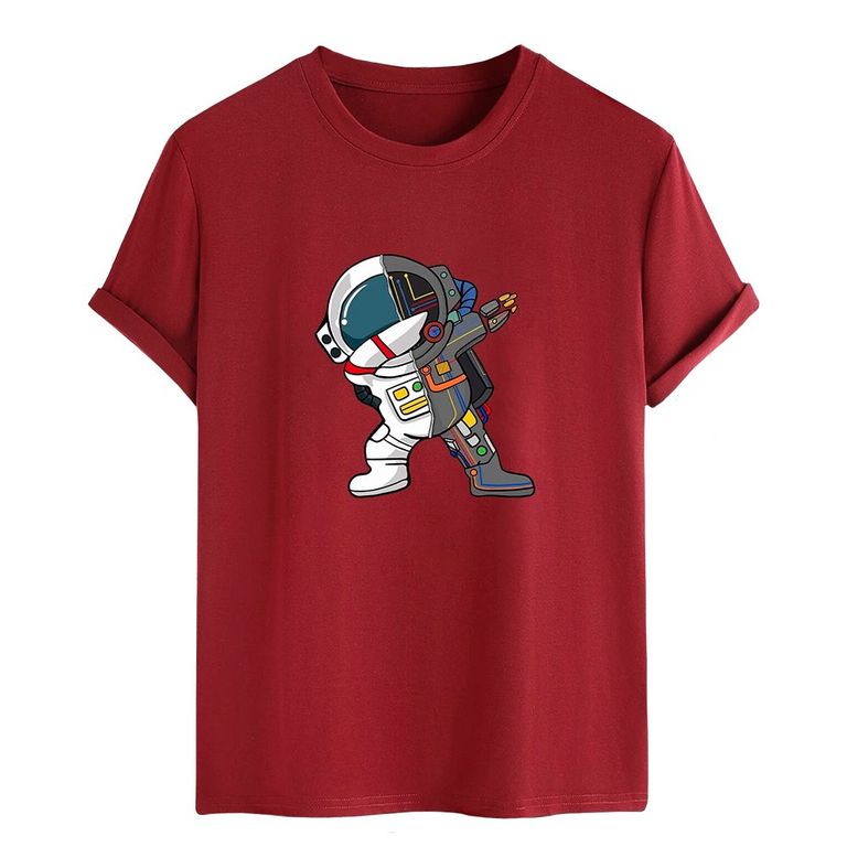 Polo Hombre Rojo Astronauta